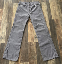 Levi's 517 1555 Corduroy Pants Gray with White Tag Men size W32 L31