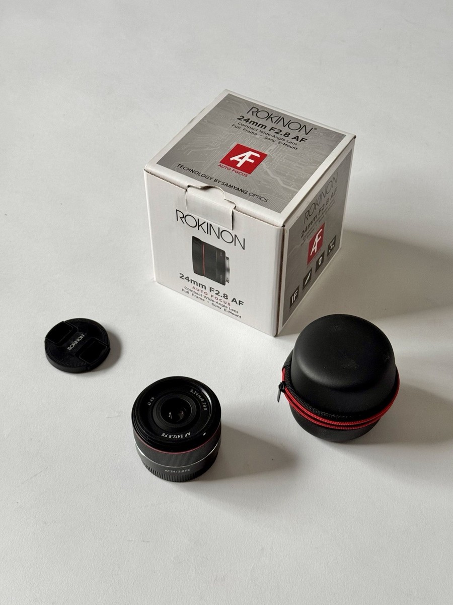 ROKINON AF 24mm Wide Angle Auto Focus Lens for Sony E-Mount
