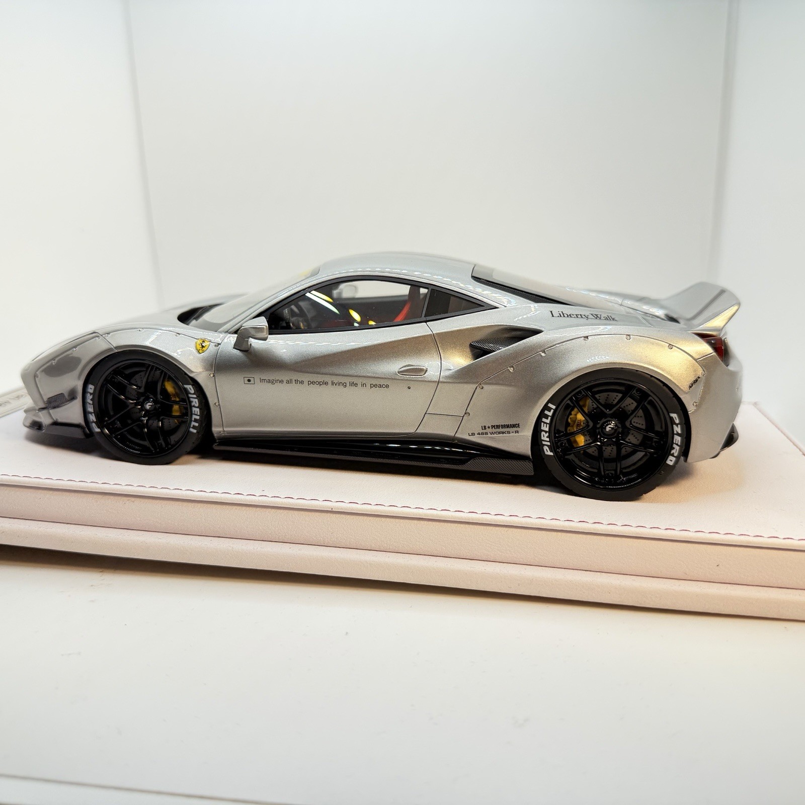 Ferrari 488 GTB LBWK (Metallic Silver ) [GL MODELS] 1/18 scale | eBay
