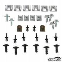 Unterfahrschutz Klemmensatz FüR BMW E81 E87 F20 F21 F40 E88 E82 F45 F23 Ab 75->