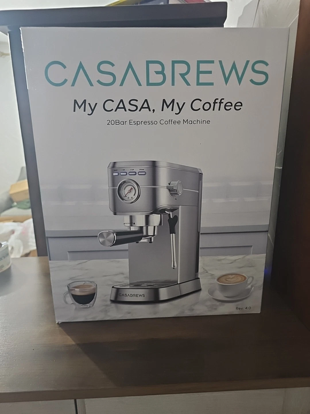 CASABREWS Espresso Coffee Machine - 20 Bar My Casa My Coffee New in Box Sealed