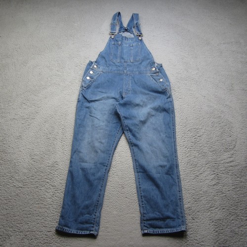 Vintage Gap Denim Overalls Womens Medium Blue Adjustable Strap Pockets Casual