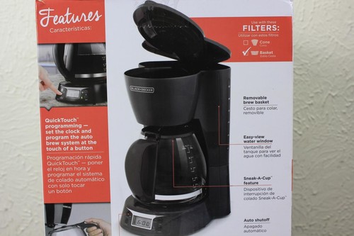 Black & Decker 12-cup programmable coffee maker bcm1410b - Picture 7 of 8