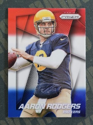 Aaron Rodgers 2014 Panini Prizm #67 Red White Blue Prizm Green Bay Packers NFL