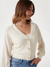 GUESS Damen-Pullover -Strickware mit V-Ausschnitt online kaufen