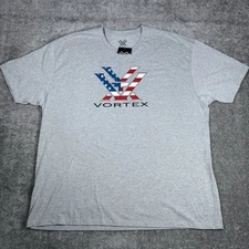 Vortex Optics T-Shirt Men’s 3XL Gray Short Sleeve Crew Neck Scope Hunting