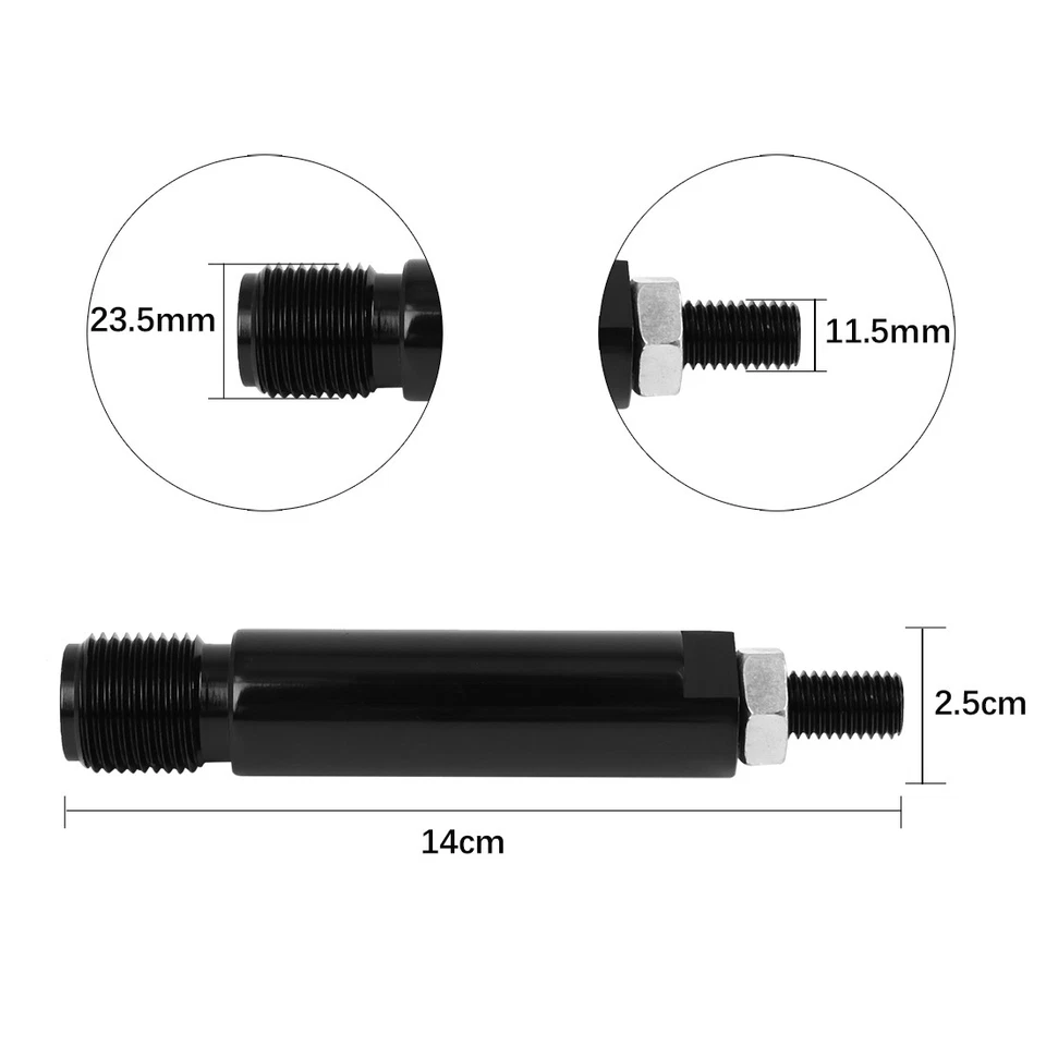 Tornillo de montaje de placa de matrícula de parachoques barra de remolque de coche negro para Toyota Yaris Foto 3 de 3