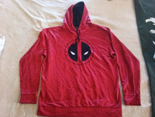 Marvel Deadpool Long Sleeve XL Graphic Hoodie Pullover Sweatshirt
