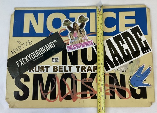 Street Art No Smoking Sign !!! - Picture 5 of 5
