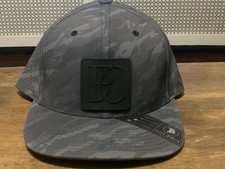 Branded Bills Elite Series Classic Black Camo Hat Snapback Midnight Stealth