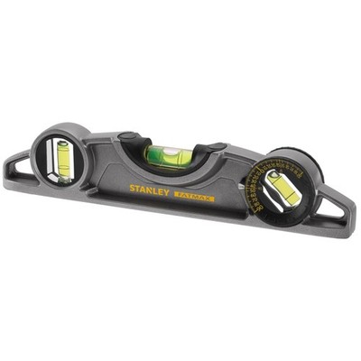Stanley Torpedowasserwaage Schwerlast Aluminiumgehäuse und Magnetfuß inkl. 3