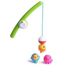 Munchkin  Fishin'  Magnetic Baby and Toddler Bath Toy, 4pc Set