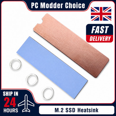 PC M.2 SSD Kühlkörper NVMe NGFF M.2 2280 Pure Copper B80 Thin Kühler für Desktop/L