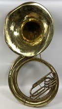 Vintage King Brass Front Facing Sousaphone 26" Bell Marching Band Tuba