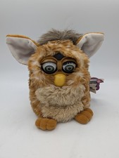 VINTAGE FURBY 1998 Tiger Electronics Giraffe Print Brown Plush New With Tags