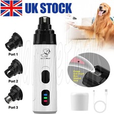 Pet Dog Cat Nail Claw Grooming Grinder Trimmer Electric Nail File Tool Cutter