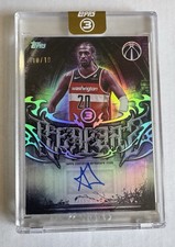 2025-26 Topps Three Basketball Alex Sarr Autograph “Rim Reapers” 10/10