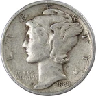 1944 S Mercury Dime VF Very Fine 90% Silver 10c US Coin Collectible