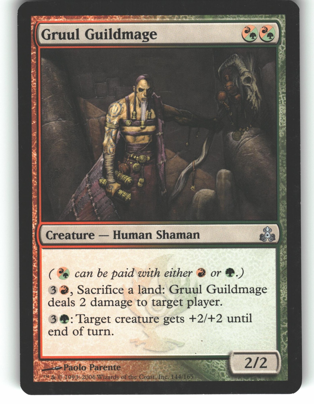 Gruul Guildmage 144 Uncommon Guildpact Magic: The Gathering Lightly Played