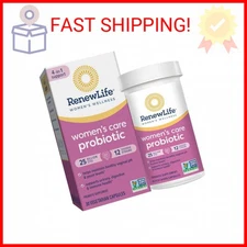Renew Life Women's Probiotic Capsules, Supports pH Balance for Women, Vaginal, U