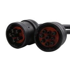 Truck Connect Cable Wwith 6/9 Pin Plug For Cummins Heavy Diesel For PS2 Heavy