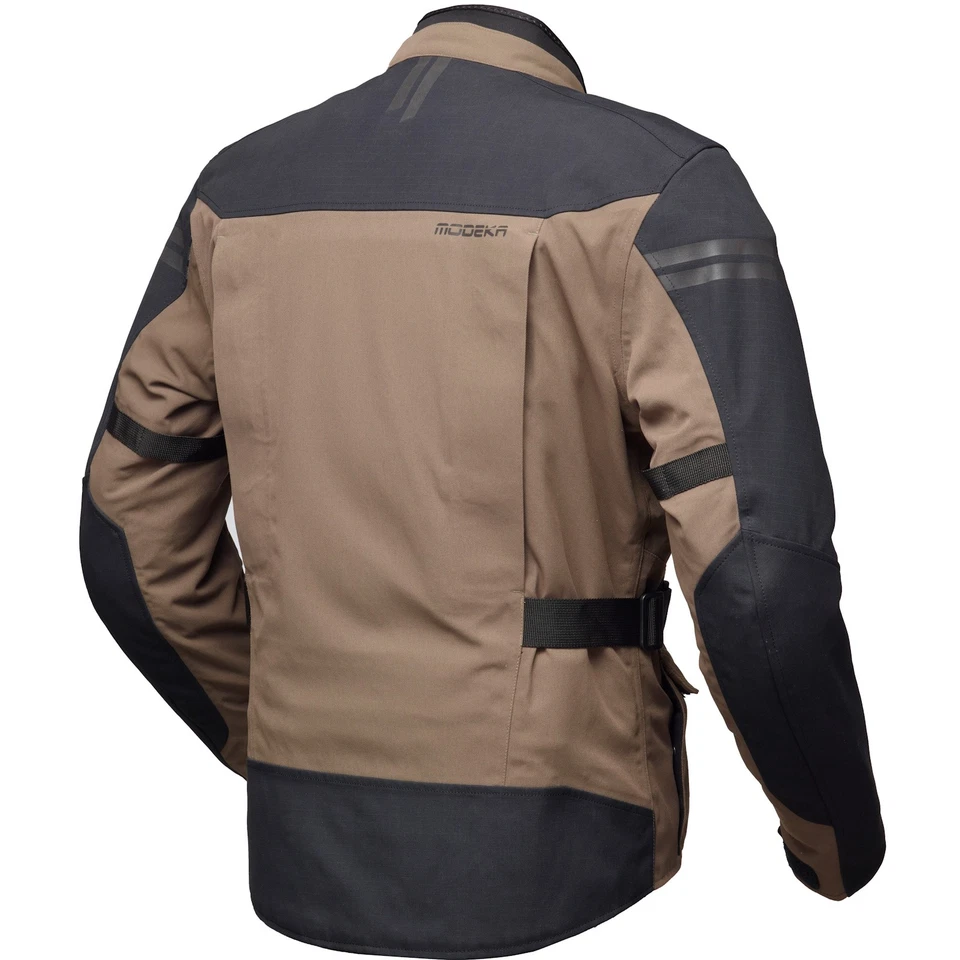 Modeka Paneo Motorradjacke Safari / Schwarz Textiljacke Tourenjacke - Bild 2 von 2