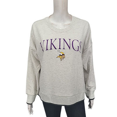 Minnesota Vikings Women's Fleece Pullover Sweatshirt X-Large Size Top