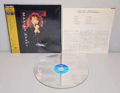 Mariah Carey MTV Unplugged Vision of Live +3 1992 Laserdisc SRLM
