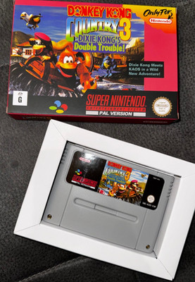 SNES - ''Donkey Kong Country 3'' Reproduktions-Modul für Super Nintendo NEU