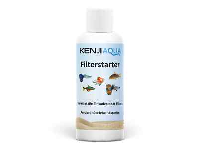 KENJI AQUA Filterstarter 250ml Filterbakterien für Aquarien Aquaristik