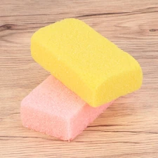 2PCS Foot Pumice Stone Scraper for Dead Skin Pummus Feet Sponge Scrubber Care