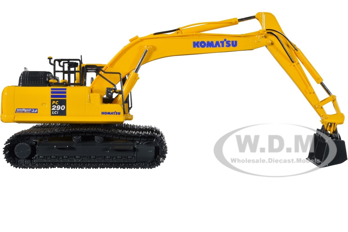 KOMATSU PC290LCI-11 EXCAVATOR YELLOW 1/50 DIECAST MODEL BY
