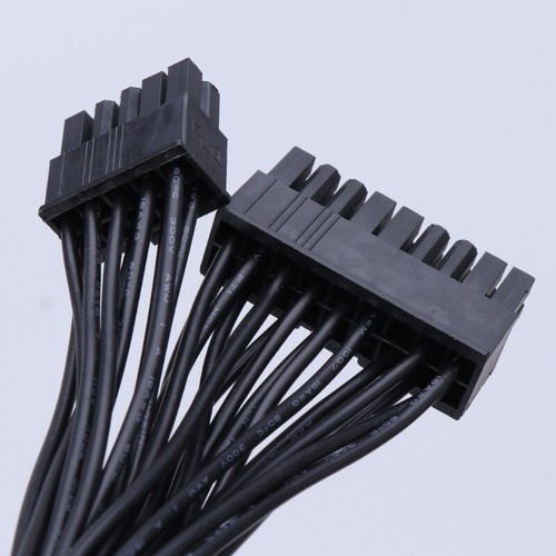 Computer Mainboard 24Pin Power Supply Cable 18+10pin to 24Pin Sleeved Cable 60CM - 第 3/8 張圖片