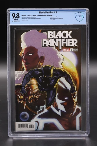 Black Panther (2022) #3 Taurin Clarke 1 In 25 Variant CBCS 9.8 WH Pgs 1st Tosin