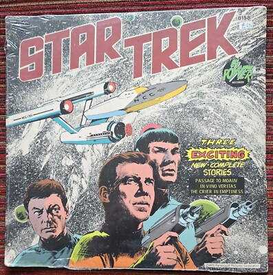 Star Trek Three Exciting New Complete Stories - Mint 1975 Vinyl LP Sealed