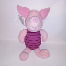 Disney Plush Stuffed Animal Piglet Pig Winnie The Pooh Pink Kids Toys Pretend Pl