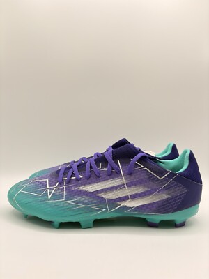 Adidas Men's X Speedflow.3 FG Cleat Size 11.5 Purple Rush Mint Rush |GW7482|