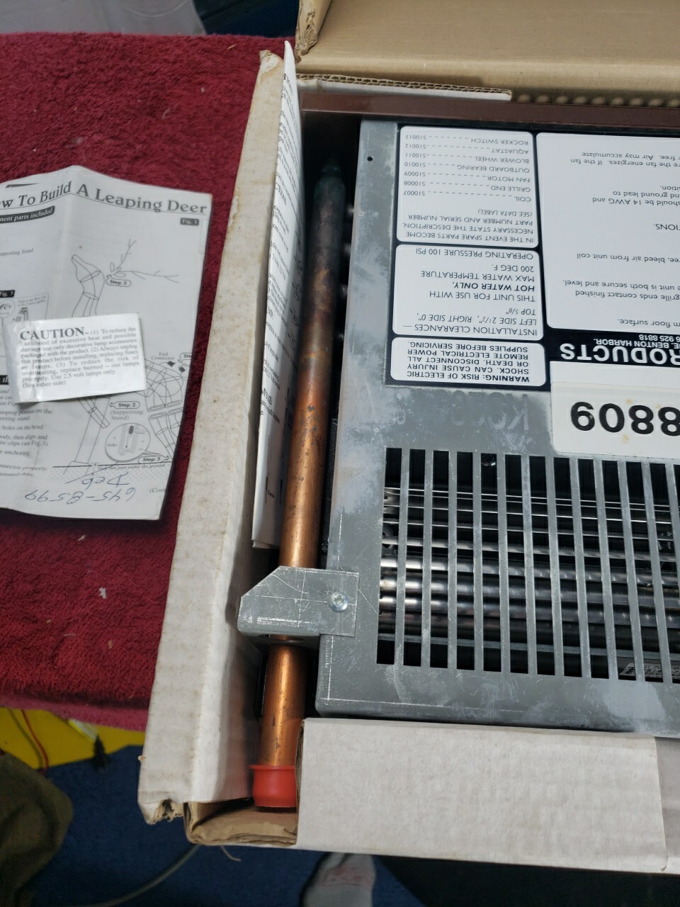 Smiths Enviromental KS2004 Quietone 2000 Hot Water Kickspace Heater