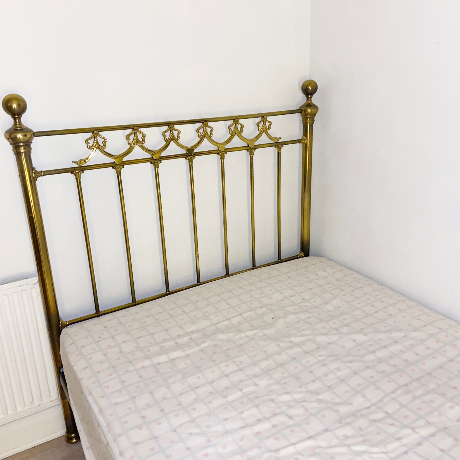 Victorian Brass Gold Double Bed eBay