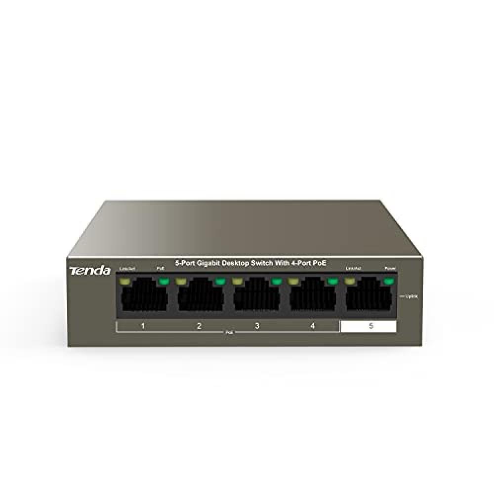 (TG. 5-Port) Tenda Registratore di sistema Ethernet, Power over Ethernet (PoE),