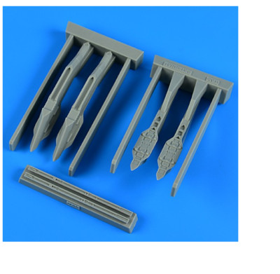 Quick Boost F-35A Lightning II Pylons, Launchers Upgrades 1/48 49 049 For Tamiya