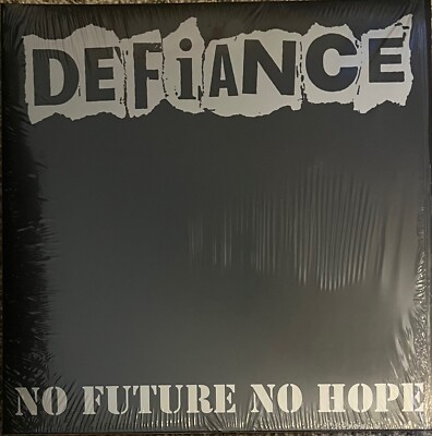 Defiance - No Future No Hope PDX Punk LP Rare Limited Color Vinyl KBD