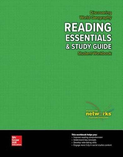 Discovering World Geography, Reading Essentials and Study Guide ...