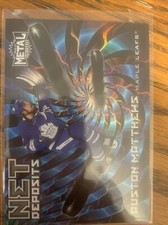 Auston Matthews 2021-22 Skybox Metal Universe Net Deposits Nd-21