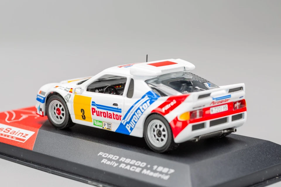 Ford RS200 #3 Sáinz/Boto Winner Rally RACE Madrid 1987 ALTAYA-IXO 1:43 - Imagen 4 de 4