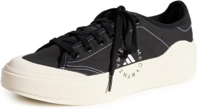 Size 8.5- adidas Stella McCartney x Court Core Black W