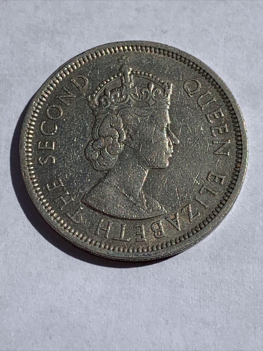香港　エリザベス　HongKong Dollar Elizabeth Coin 1960 Hong Kong 1 Dollar COIN Queen Elizabeth II | eBay