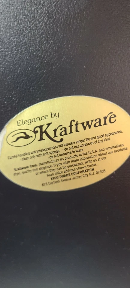 Vintage Kraftware Wood Serving Tray Golf Theme Tapestry Fabric w/Vinyl covering - Image 3 of 3