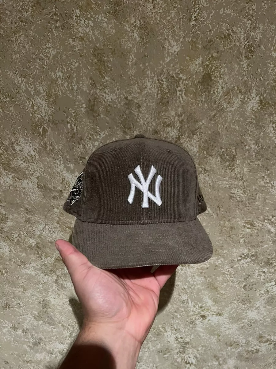 New Era Corduroy New York Yankees Olive Fitted Hat Size 7 1 2 Styll