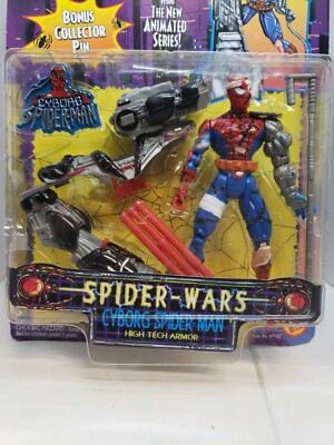 TOYBIZ SPIDER WARS CYBORG SPIDER MAN | eBay
